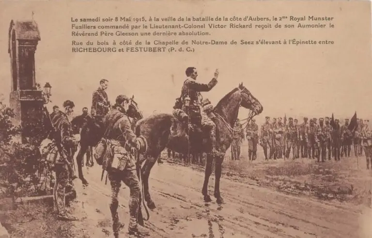 benediction du 2nd Royal Munster Fusiliers
